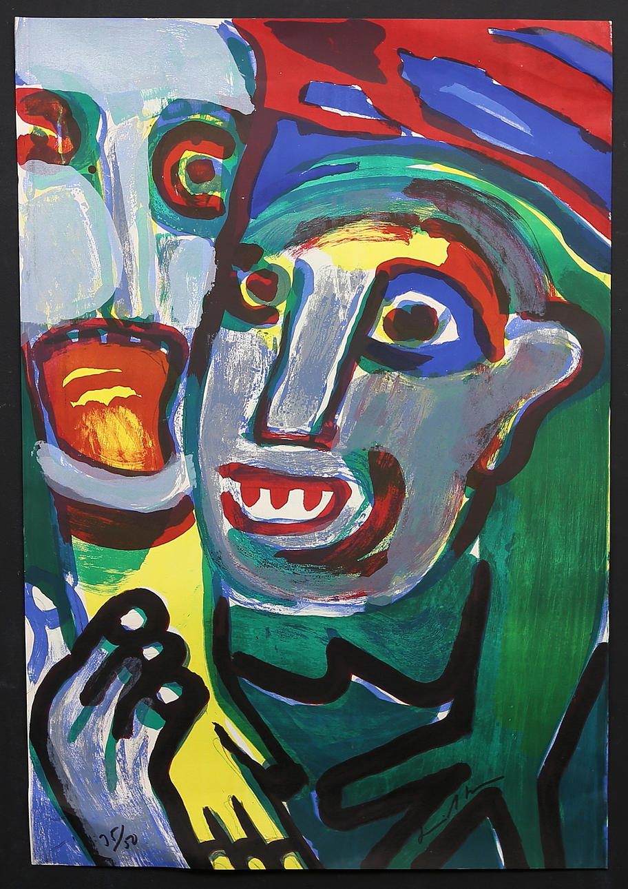 BENGT LINDSTRÖM. Lithograph in colours, signed and numbered 35/50.