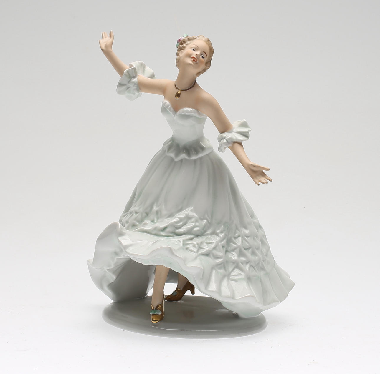 FIGURIN, porslin, Wallendorf, 1900-tal.