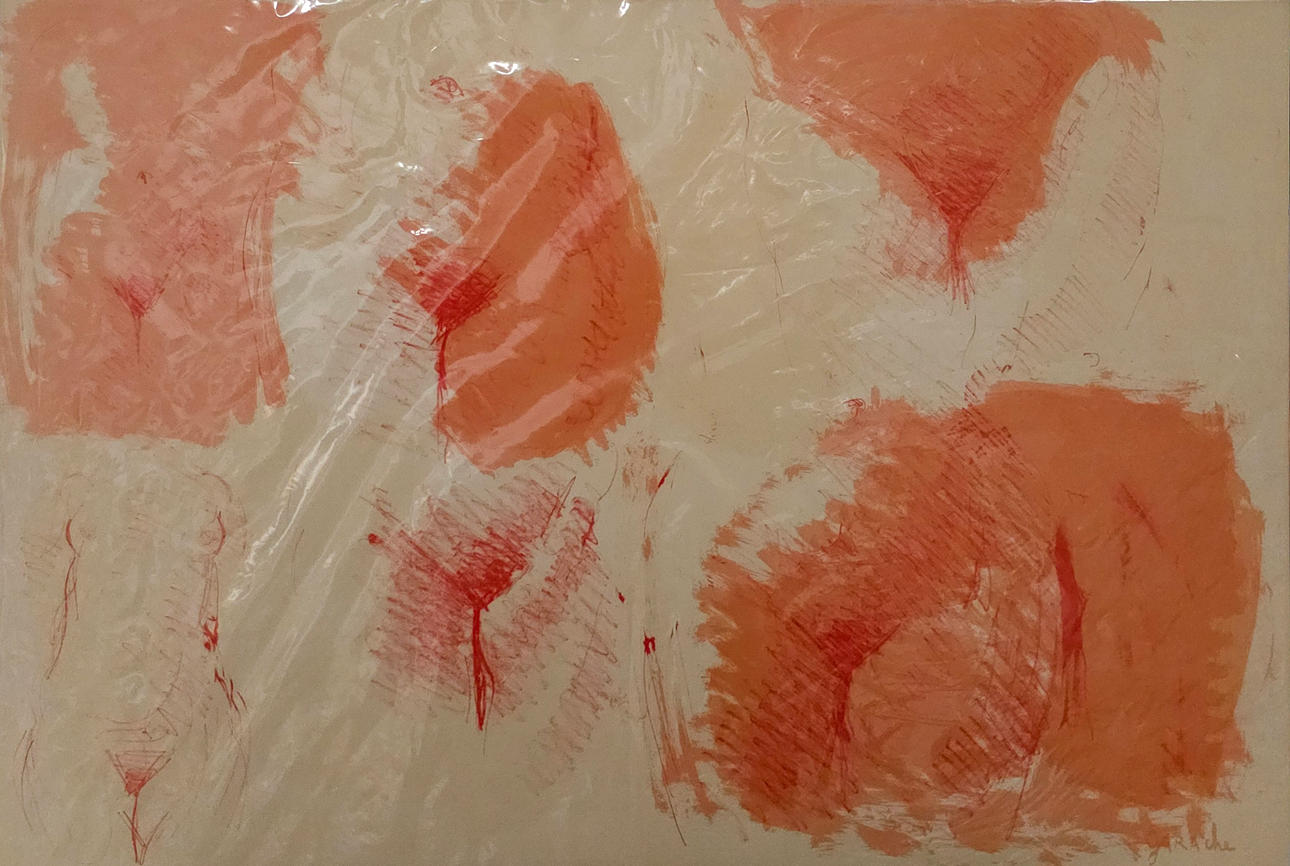 CLAUDE GARACHE (1929-). EFTER. Uden titel. Offset litografi.