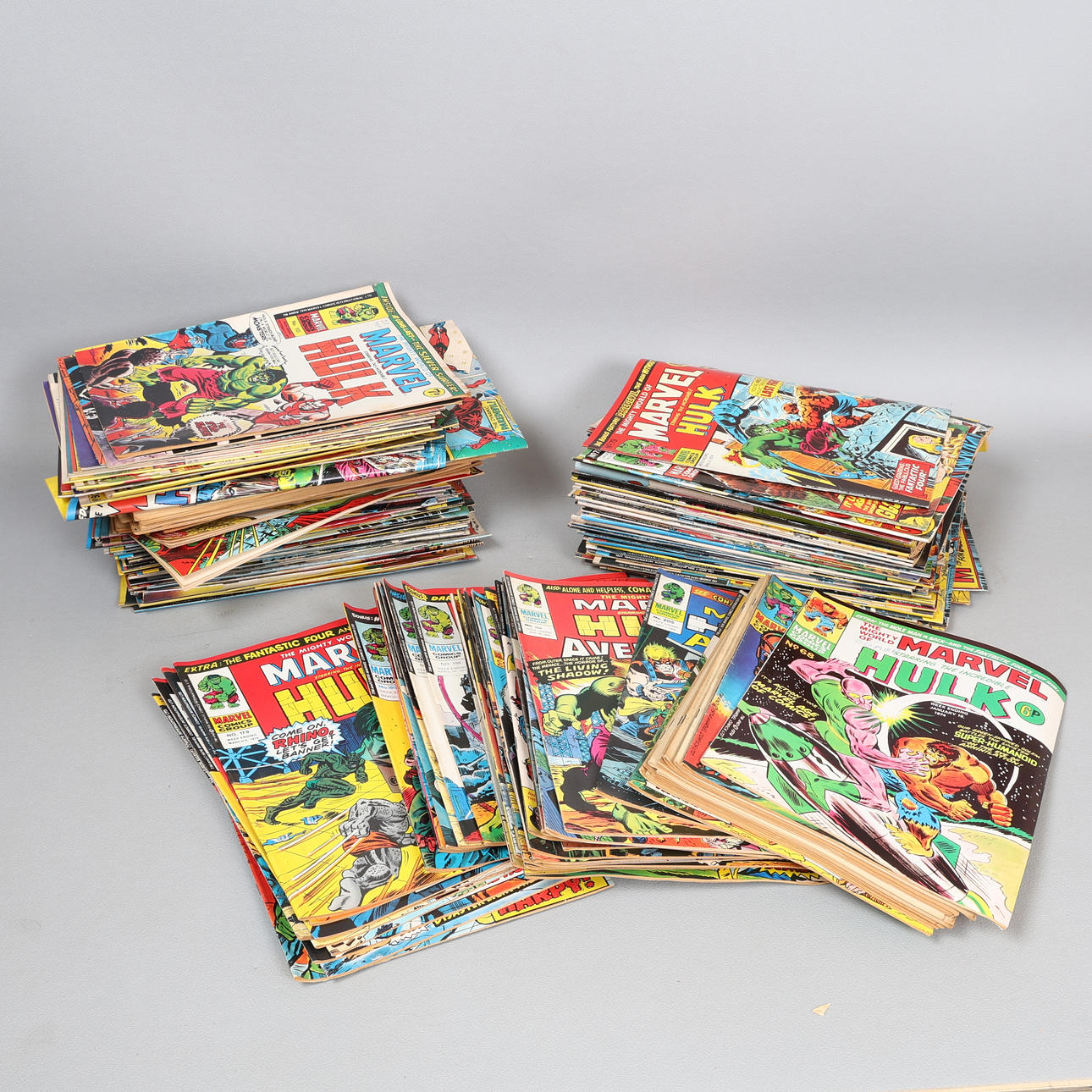 DE UTROLIGE HULK-TEGNESERIER (ANTAL).