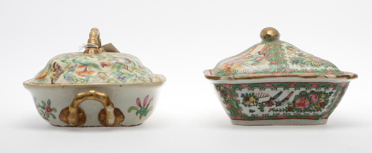 LOCKKAROTTER, 2 st, Kina, 1800 samt 1900-tal.