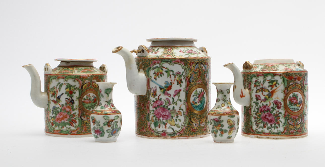 PARTI KANTON, 5 delar. 1800/1900-tal.