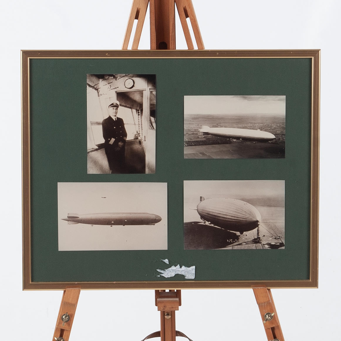 Photographs, 4, framed, Hindenburg.