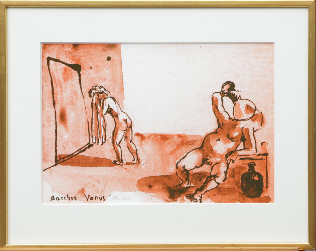 PETER DAHL. GRAPHIC PRINT, unnumbered, signed.