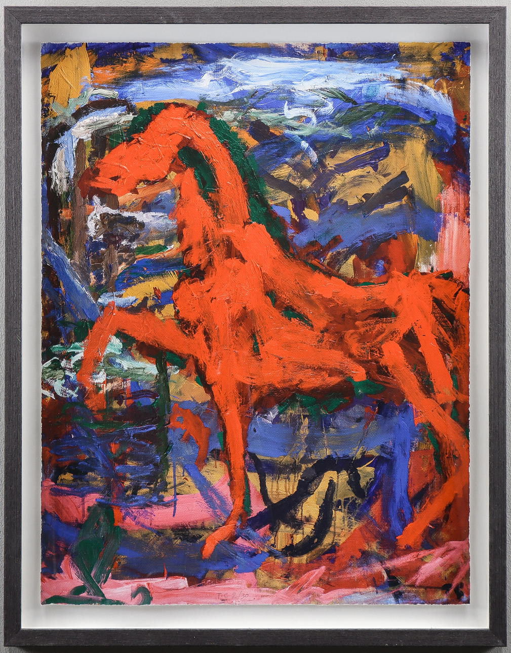 THOMAS CHRISTENSON graphic sheet TC 2/30, signed.