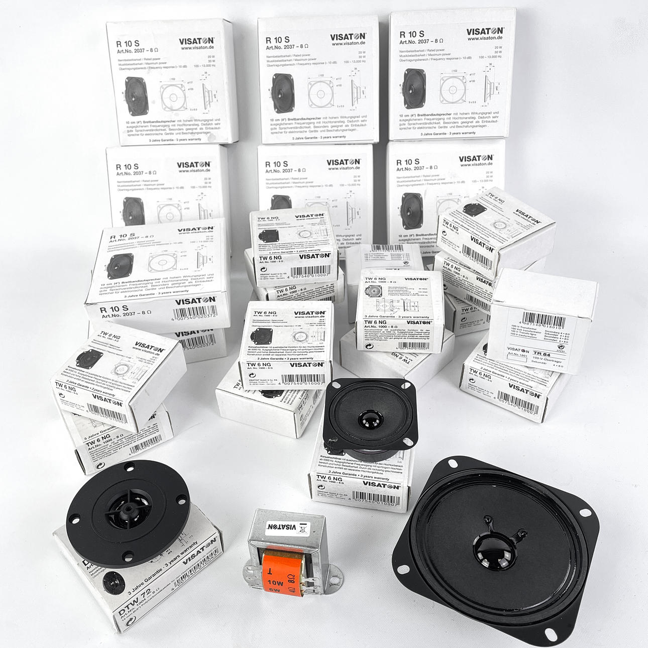 SPEAKER ELEMENTS, 25 pcs. Visaton, in original packaging.