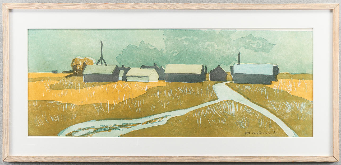 SVEN PERSSON lithograph 21/50 signed -71.