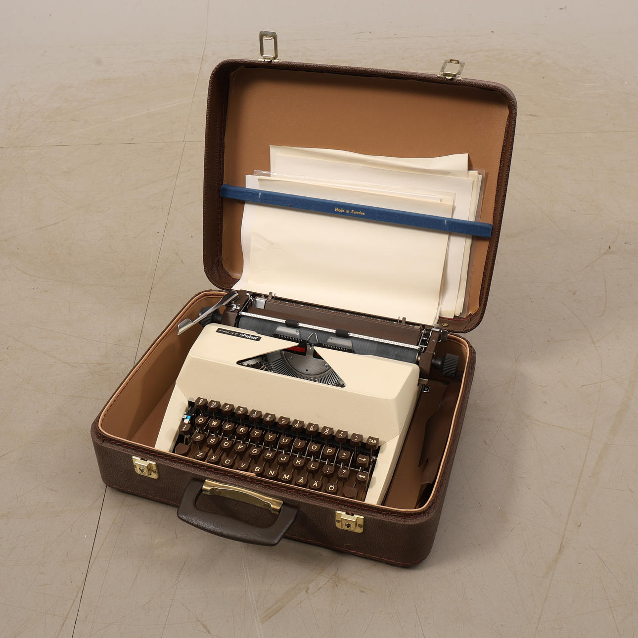 A 20th century Facit typewriter.