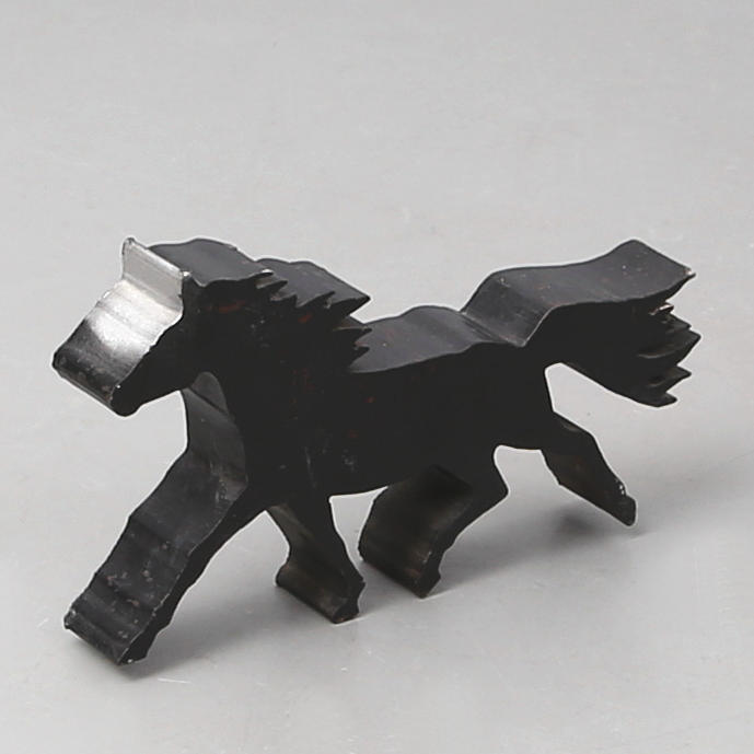 HÄST, stål, tillverkad av fartygsplåt, Kockums Malmö.