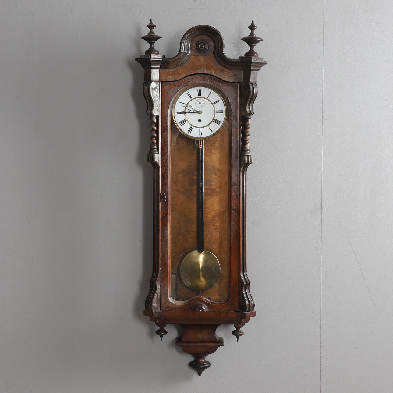 A VIENNA REGULATOR WALL CLOCK.