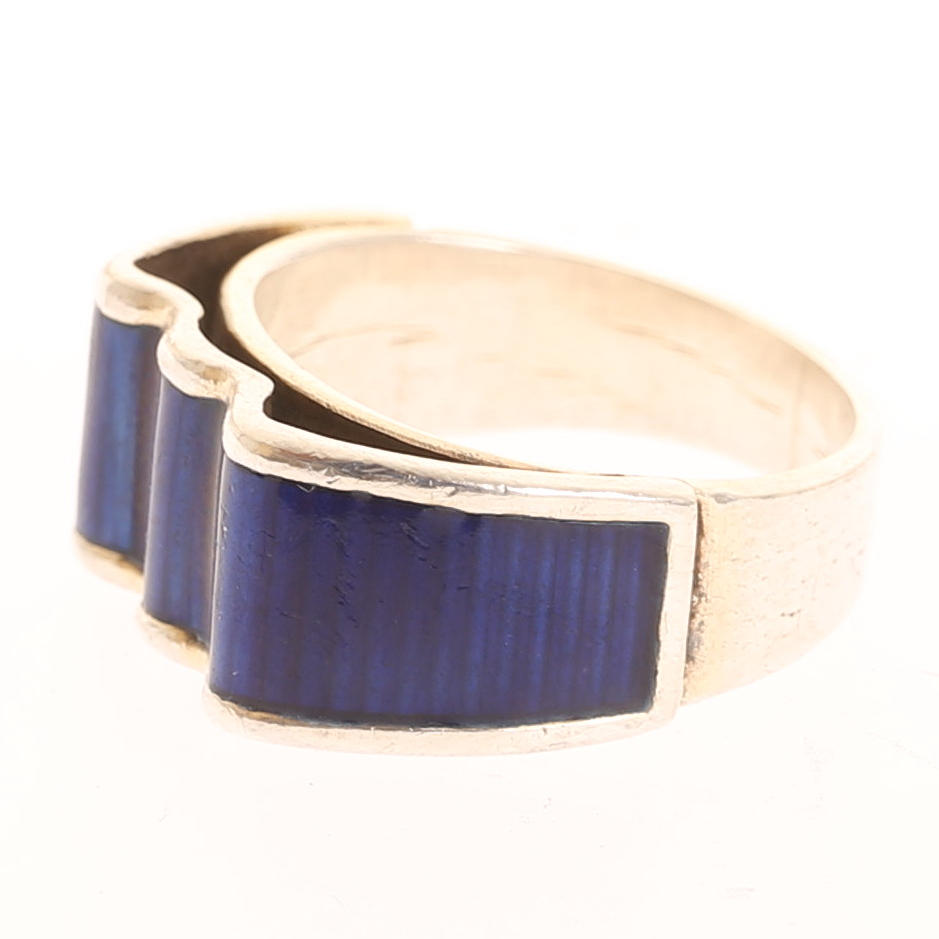 RING, silver, sterling, J Tostrup, Norway.