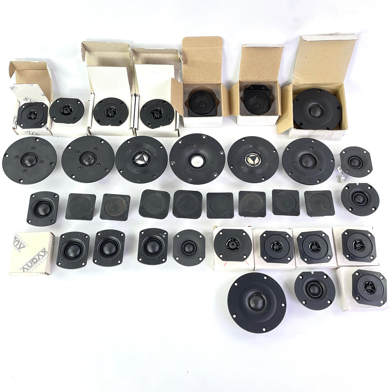 VIELE LAUTSPRECHERELEMENTE, 36 Stück. Visaton, ScanSpeak, Vifa u.a.