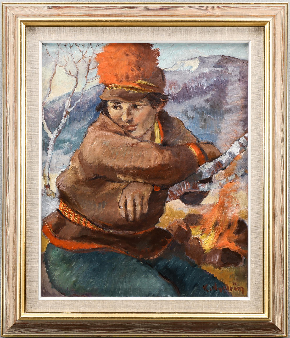 KURT NYSTRÖM olie på lærred, signeret.