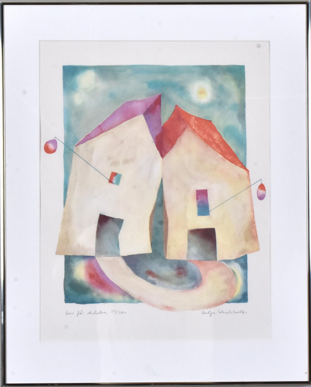 HELGA WACHHOLZ. Color lithography.