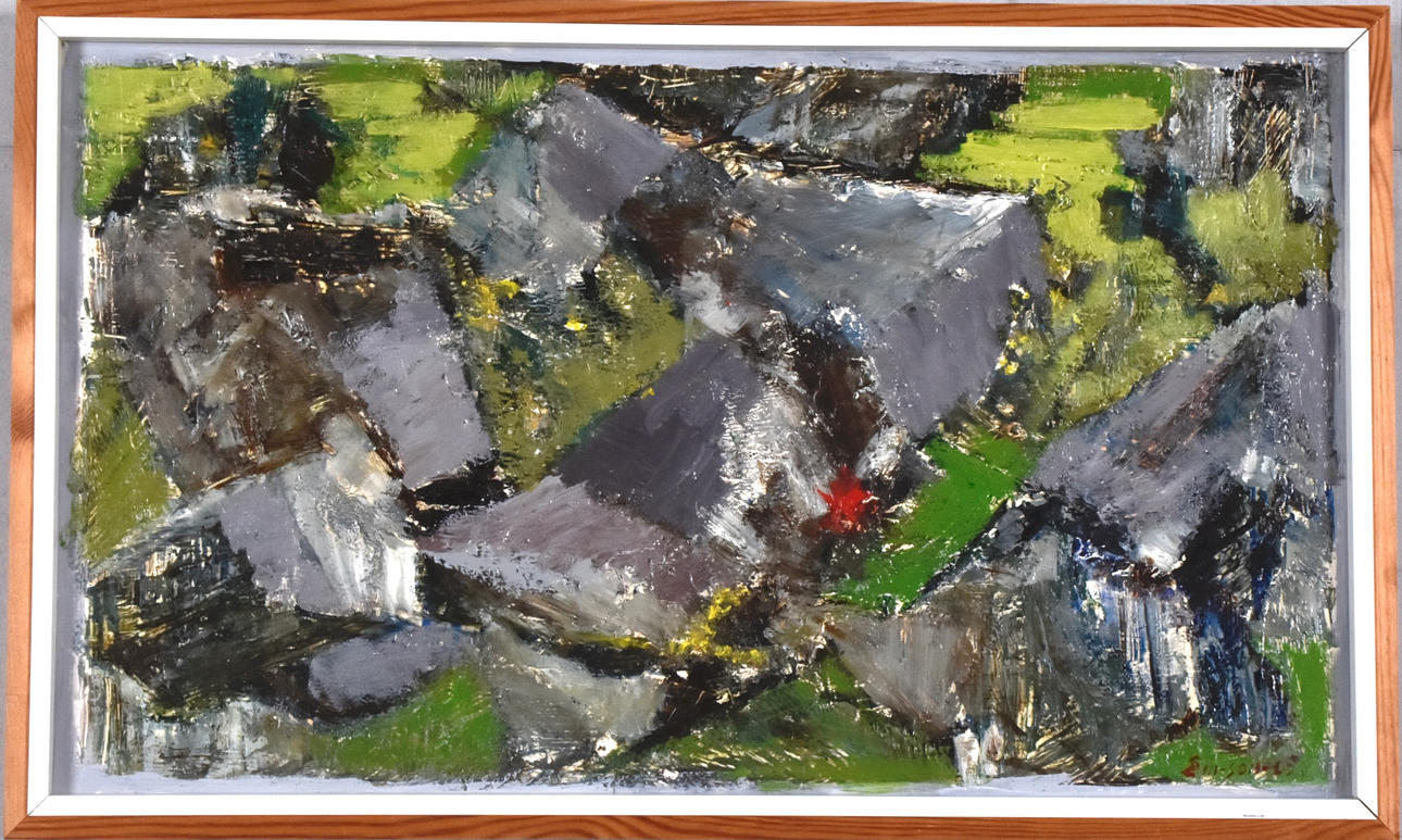 ERIK EMANUELSSON. oil, landscape.