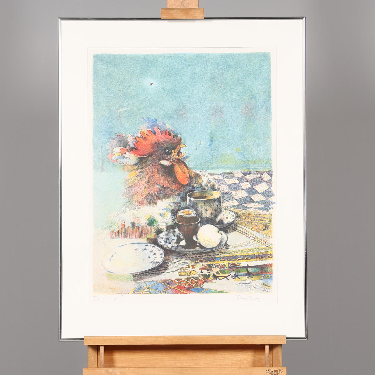 BENGT LANDIN. LITHOGRAPH, signed and numbered 117/250.