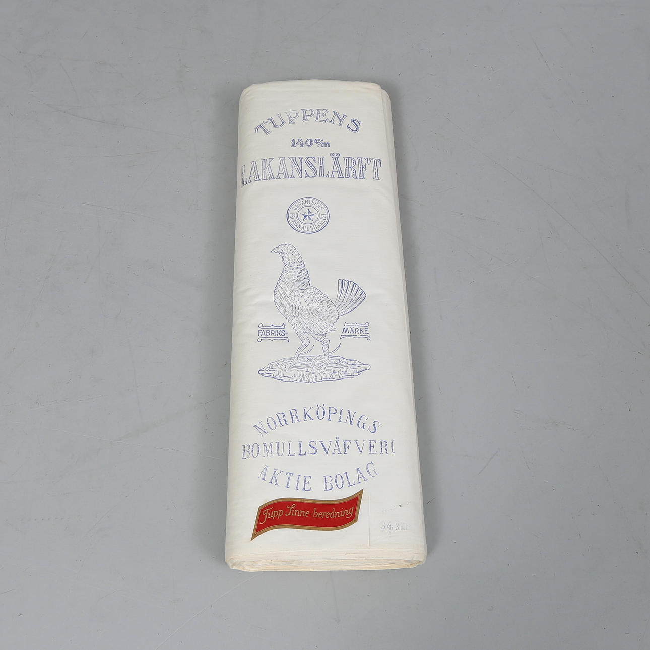 SHEET FABRIC, Rooster linen preparation, Norrköping.