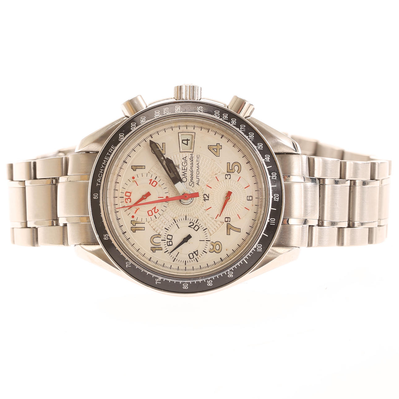 MEN'S WRISTWATCH, steel, Omega Speedmaster, chronograph, automatic, 1900/2000s.