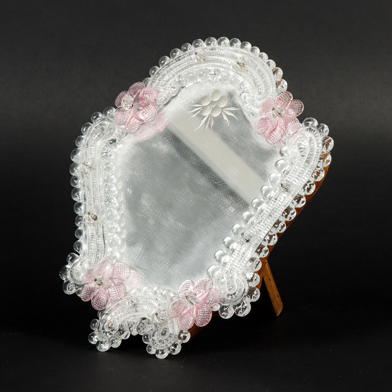 TABLE MIRROR Venetian glass.