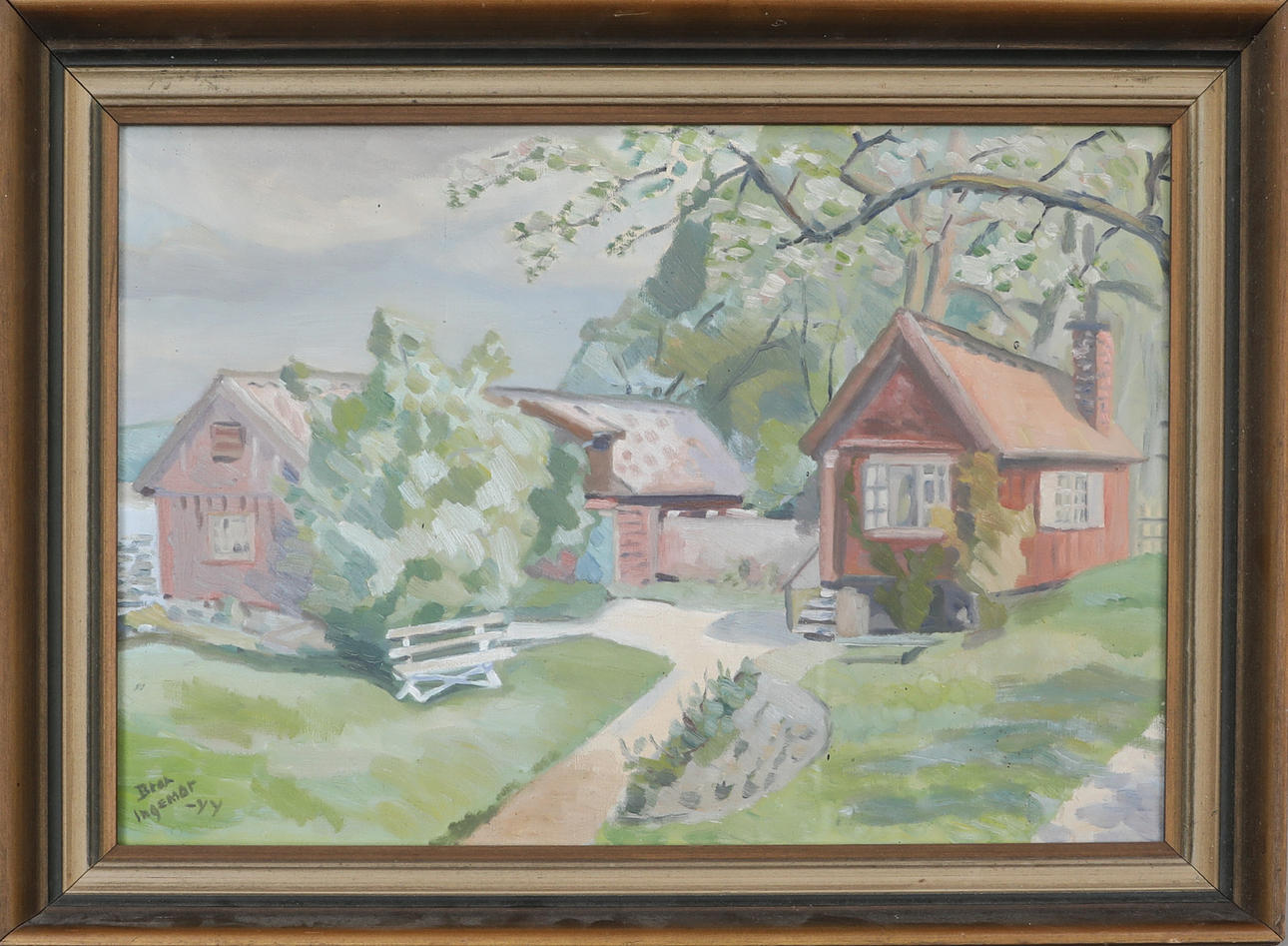 Oil on canvas, signed.