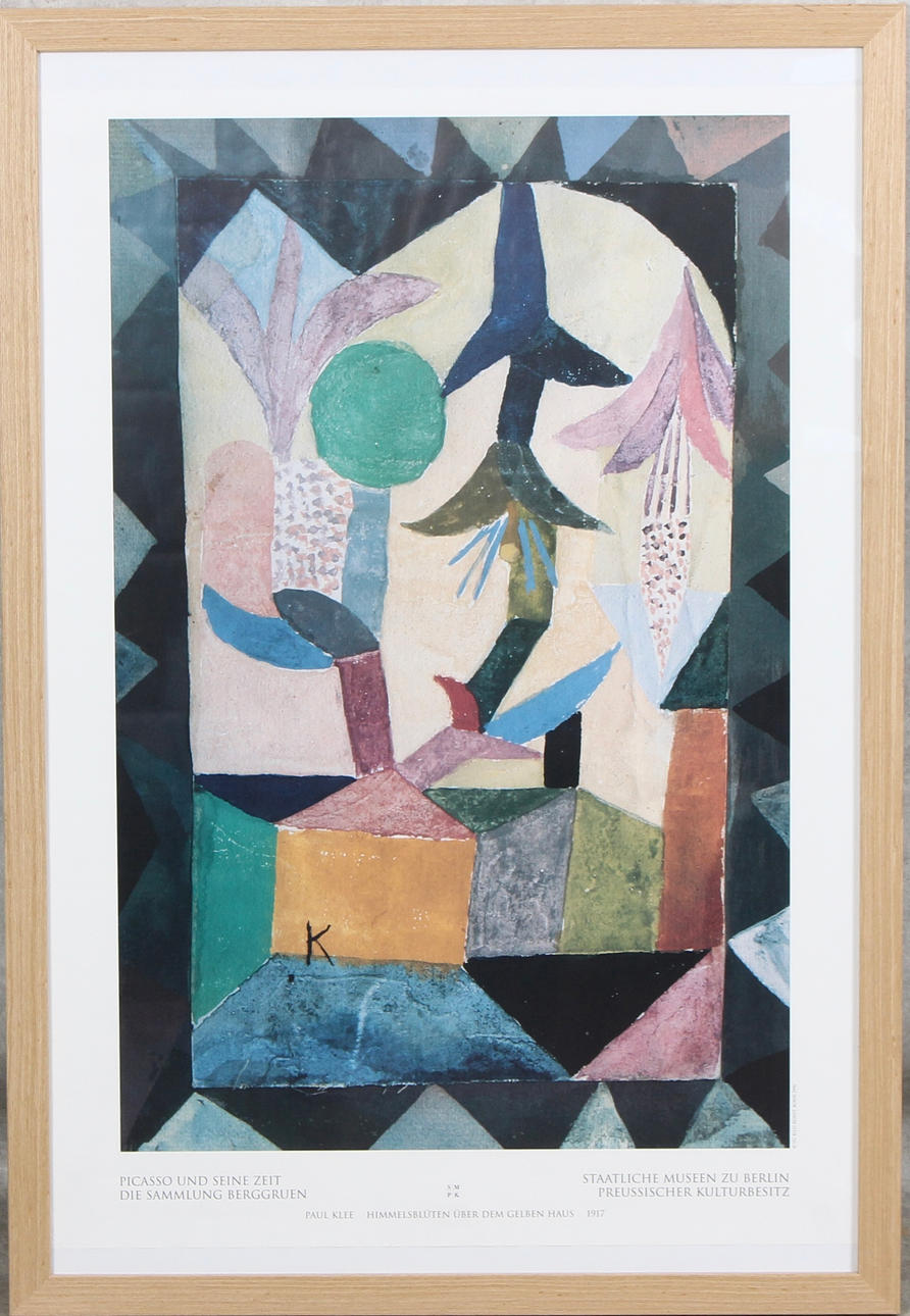 PABLO PICASSO. Exhibition poster, Picasso. Offset printing.