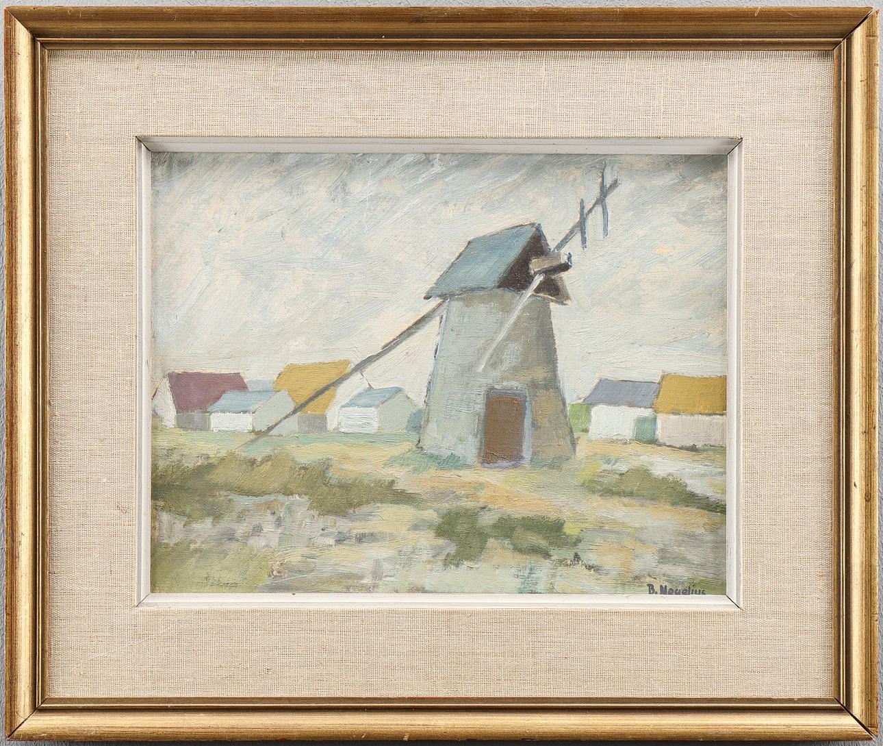 BÖRJE NEGELIUS oil on panel, signed.