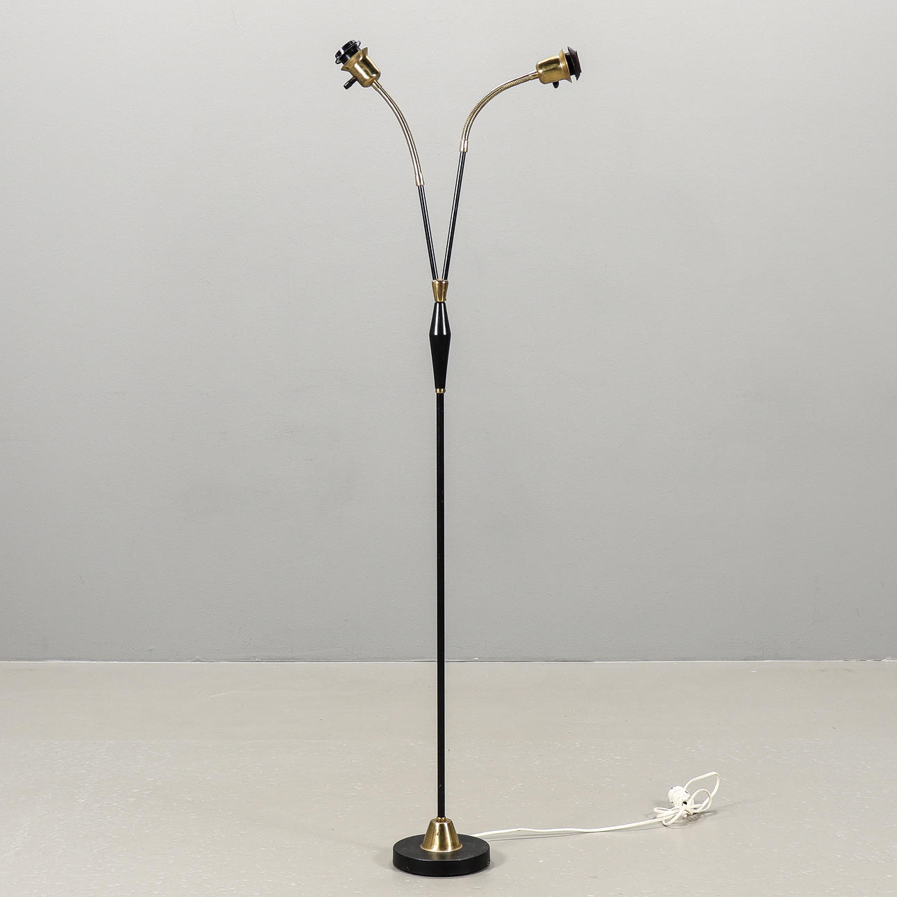 FLOOR LAMP BASE metal, 2 light points.