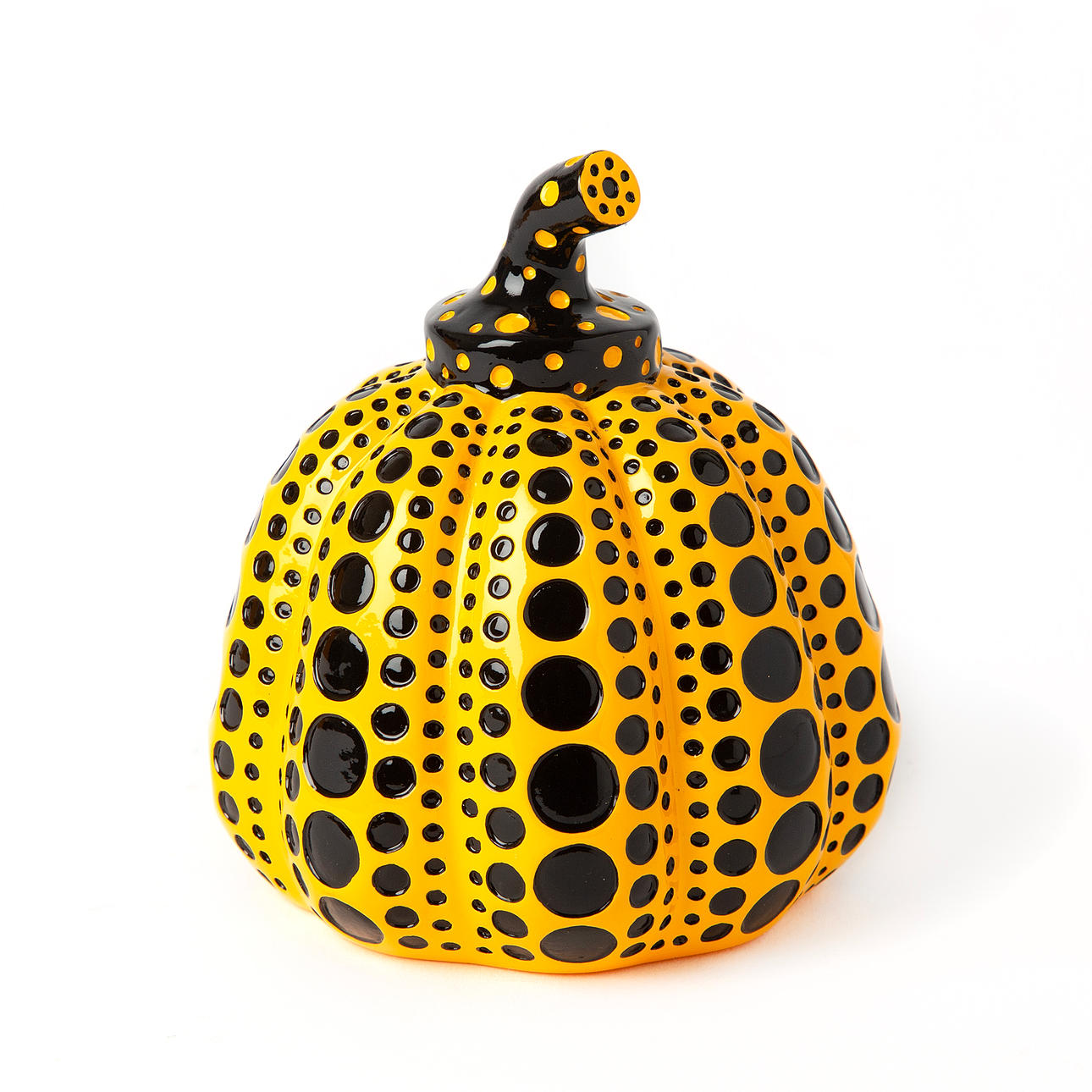 YAYOI KUSAMA. Efter, skulptur, ”Pumpa”, gul, 2000-tal.