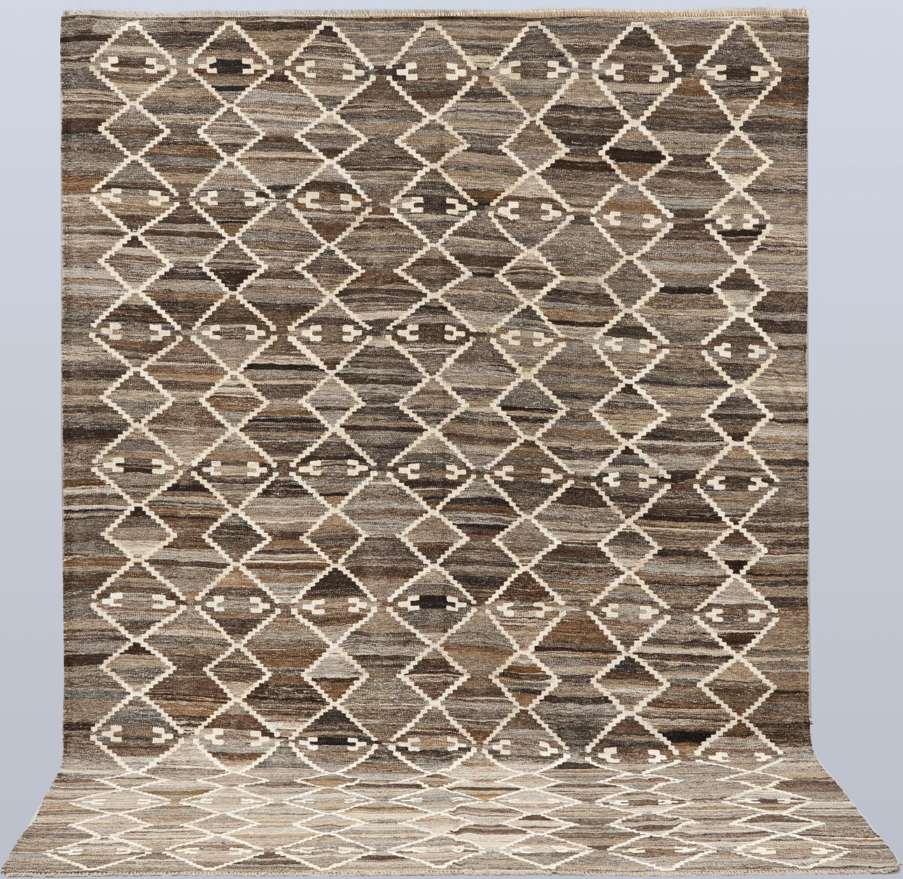 ORIENT CARPET. Kelim Morocco design, 295 x 209 cm.