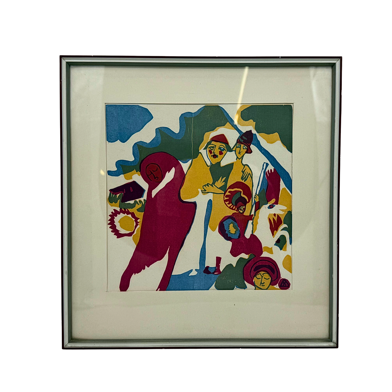 MÅLNING, INRAMAD, 1900-TAL.