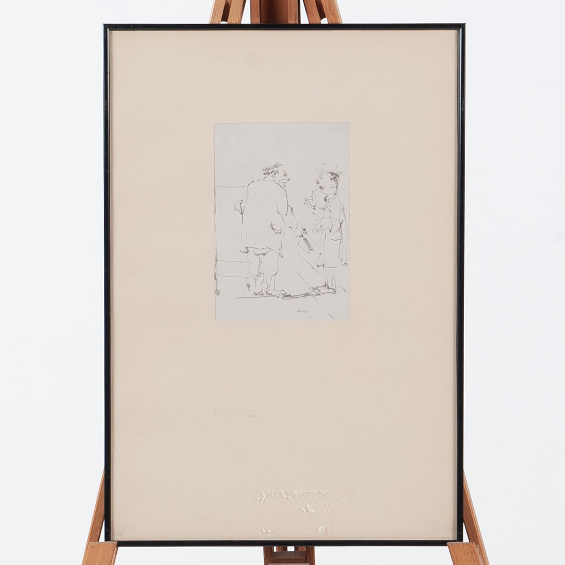 AXEL FRIDELL (1894-1935). Drawing, beggar signed.