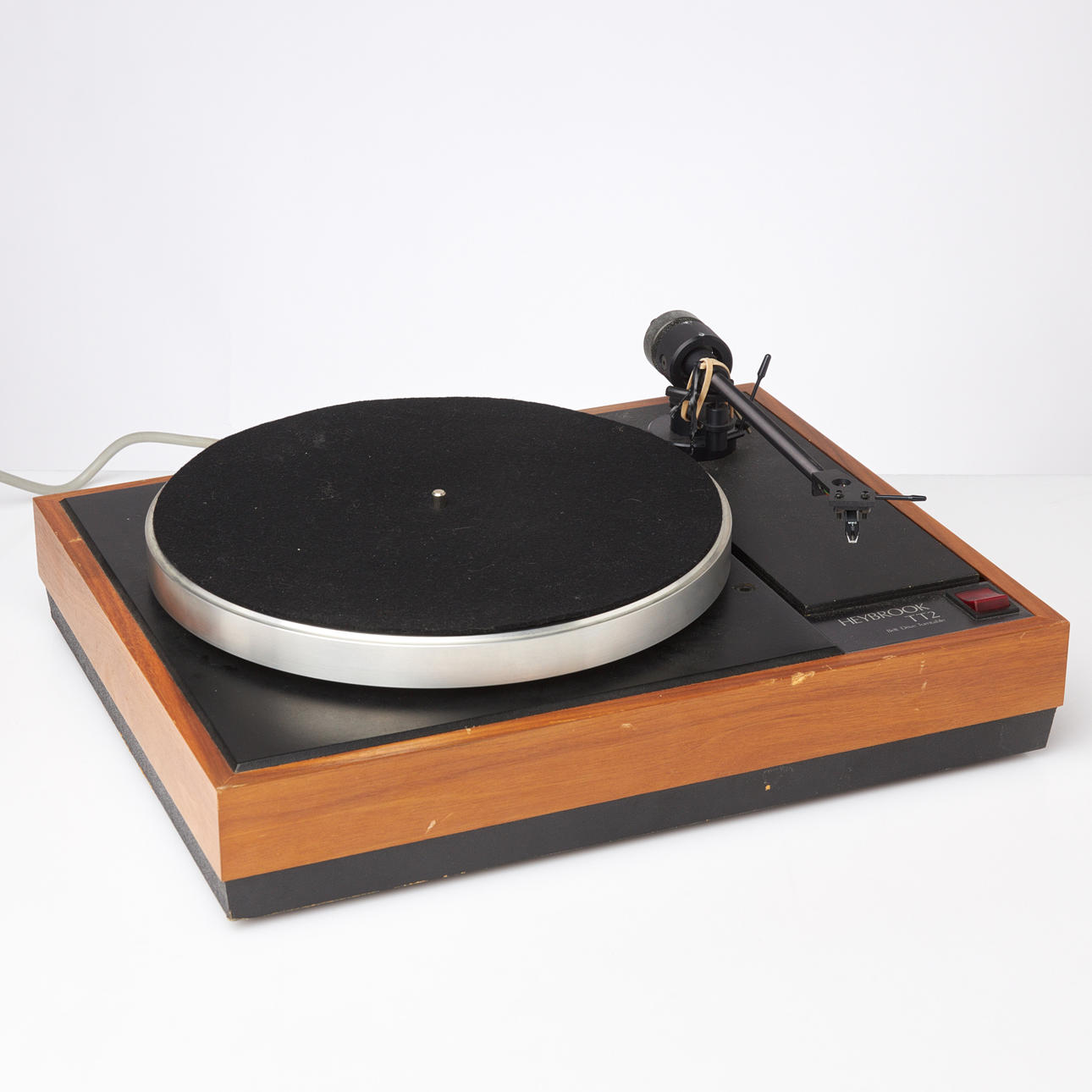 HEYBROOK, TT-2 Belt Drive Turntable, skivspelare, med omärkt tonarm med ...