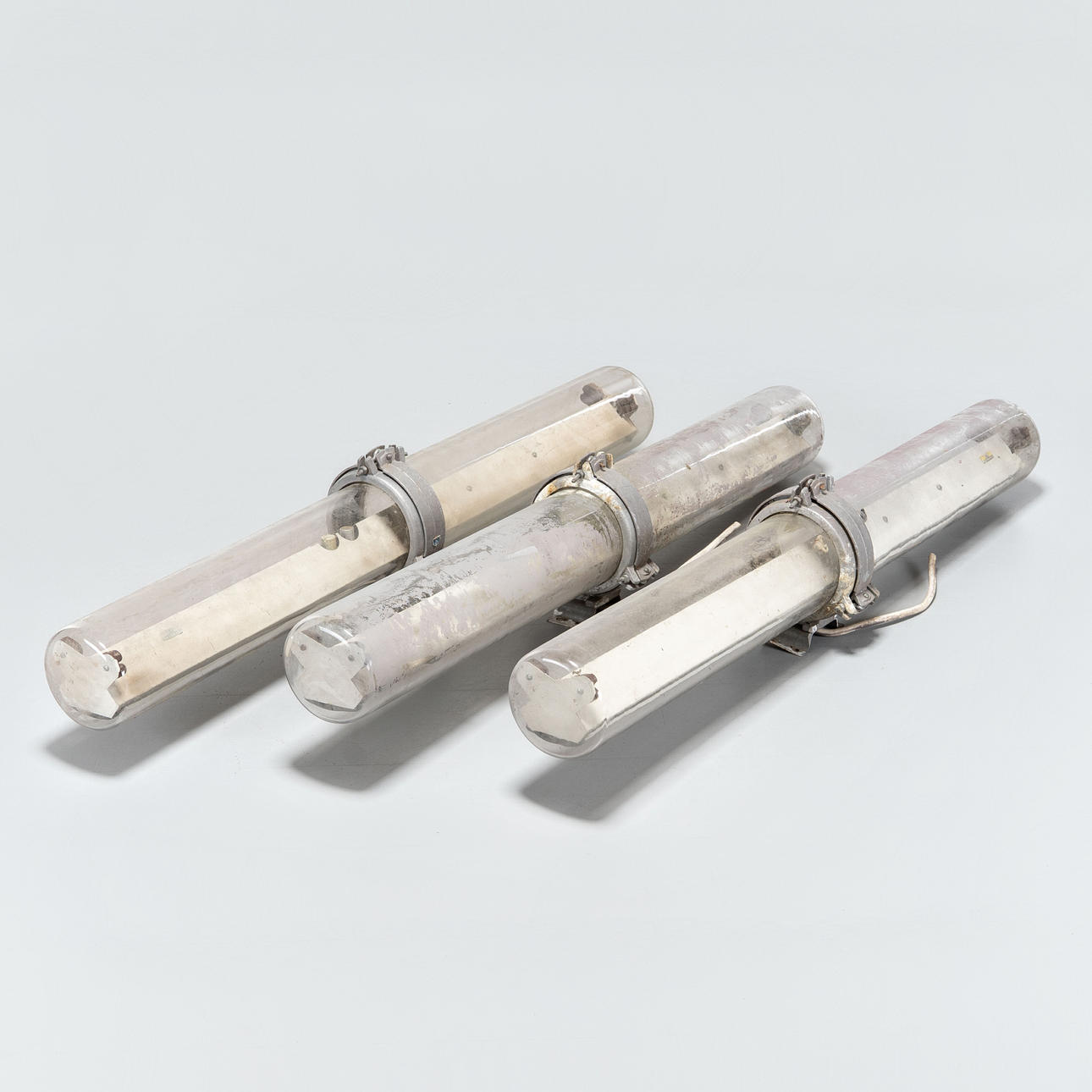 LAMPE, industriel, „Exactor“, 20 århundrede, 3 stk.