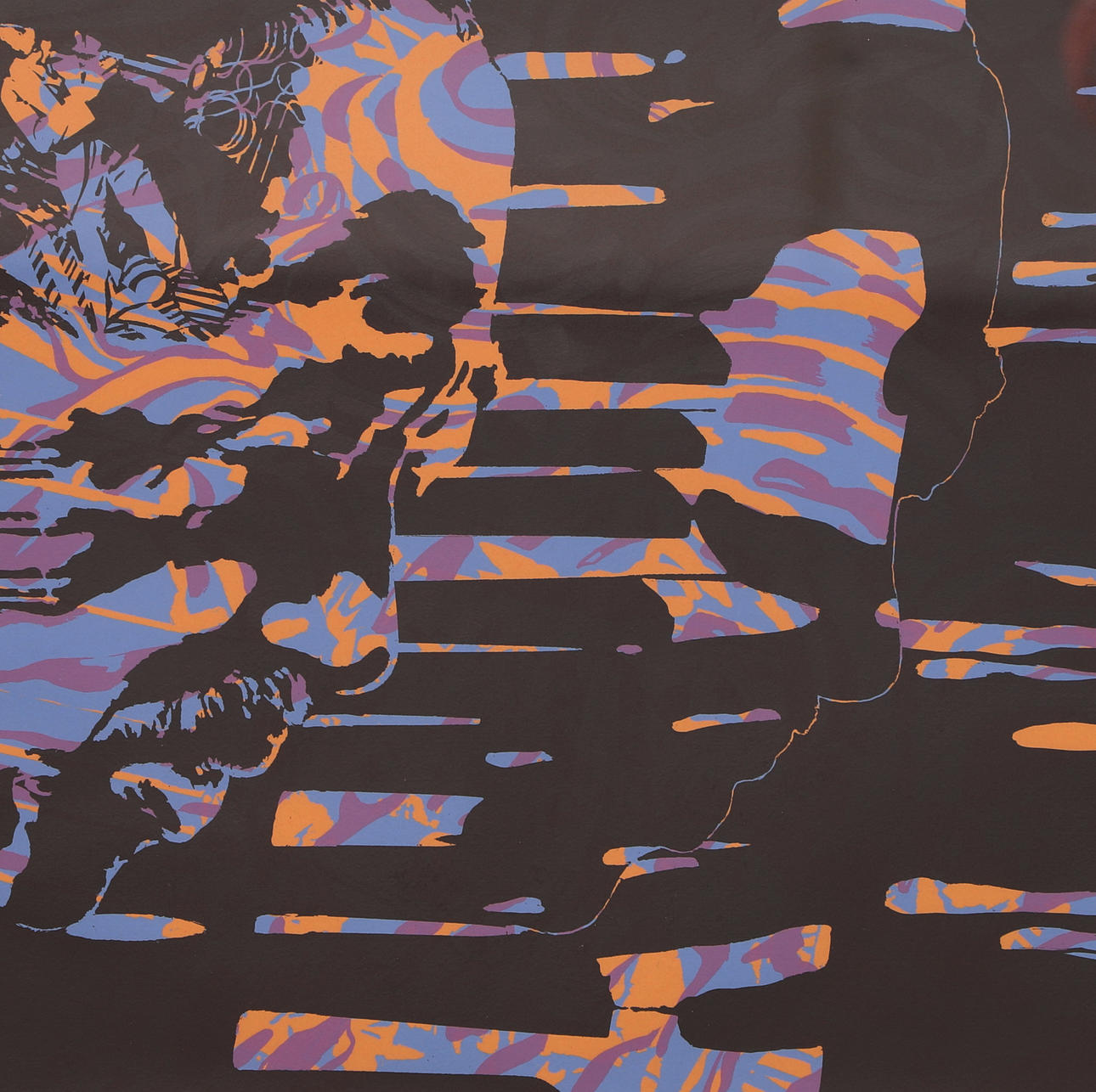 KNUT GRANE. Lithograph, “Mood indigo”, signed, numbered 2/325.