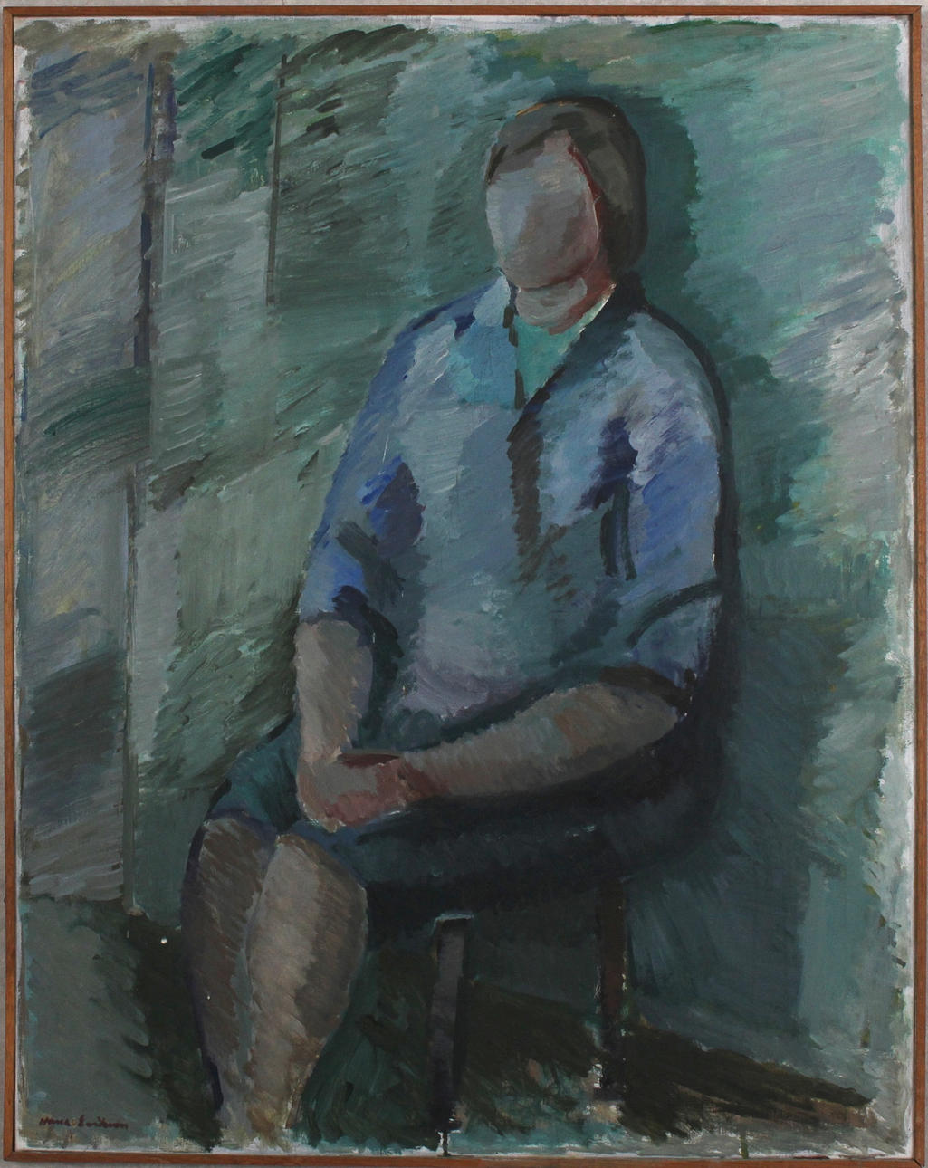 HASSE ERIKSSON. Oil on canvas.