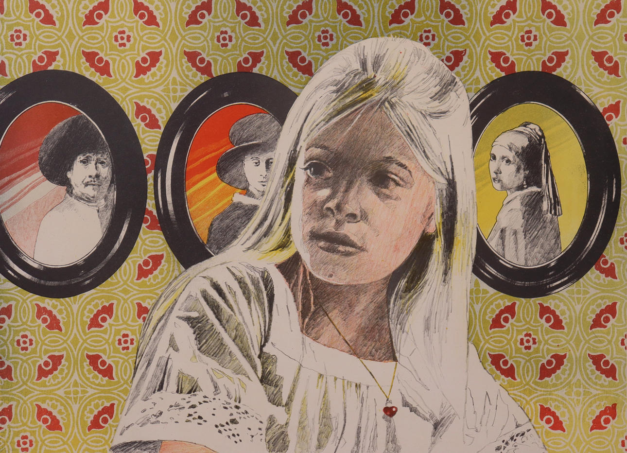 SVEN BERTIL BERG, lithograph, figure composition.