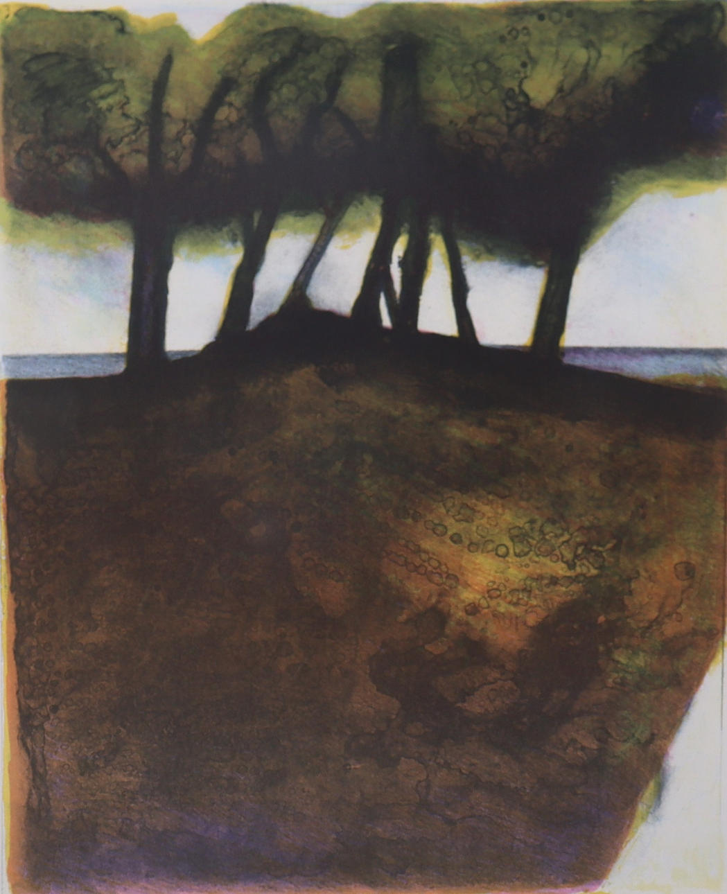 GUNNAR LARSON, Lithografie, Hain.