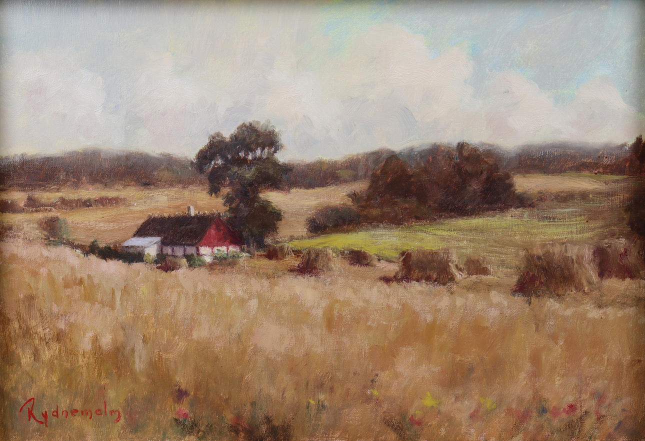 FREDRIK RYDNEMALM, oil on canvas, landscape view.