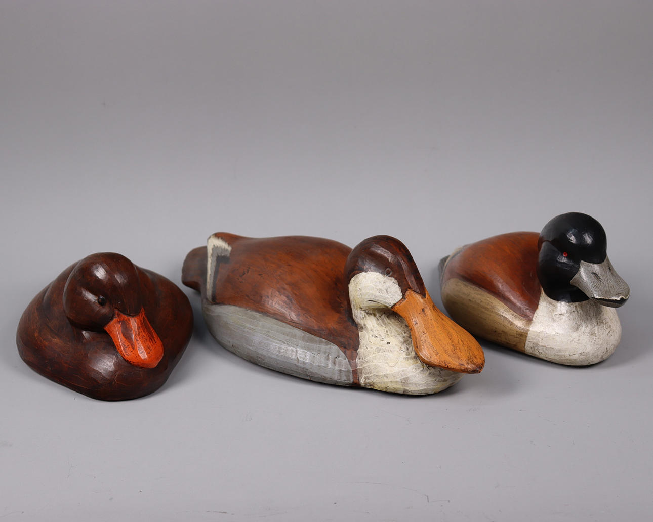 FLORENTINO, ceramic ducks, 1980's, 3pcs.