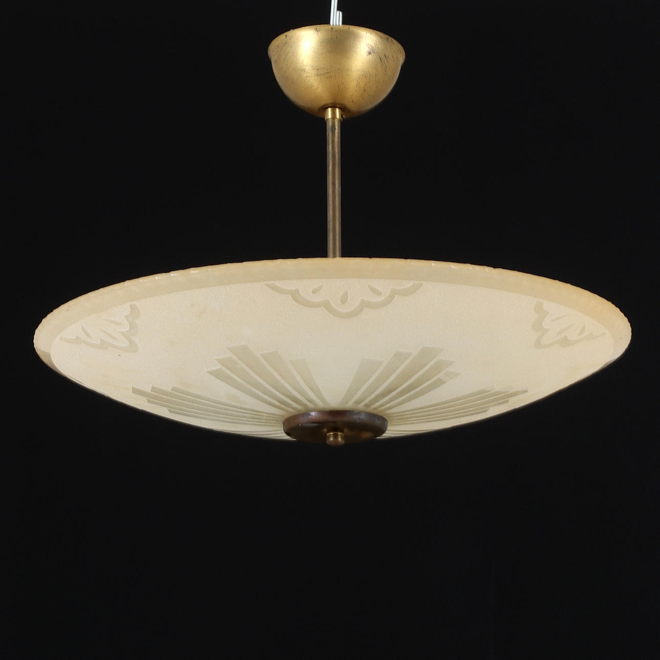 A glass ceiling plafond, art deco, 1920/30s.