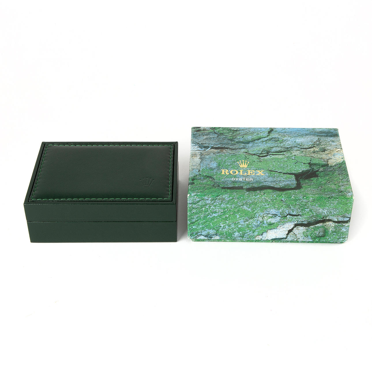 A 20th-century Rolex leather wristwatch case.