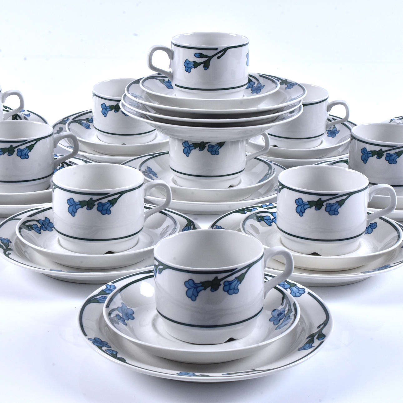 COFFEE SET, porcelain, Rörstrand Ingrid.