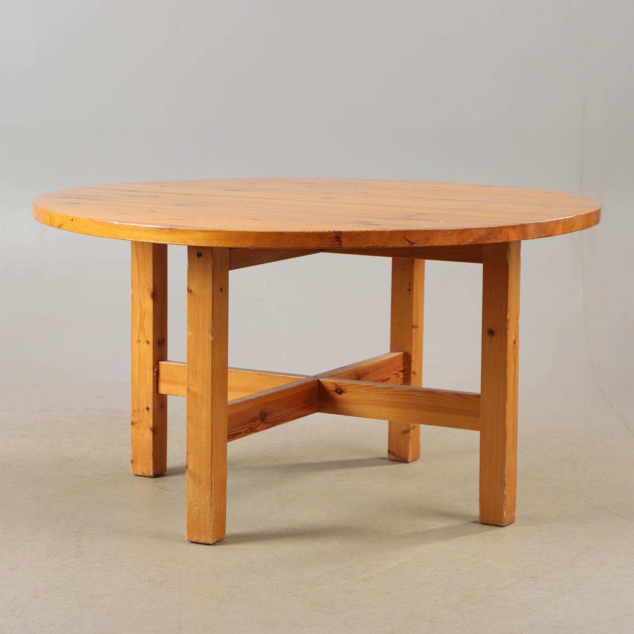 A dining table, “Norden” pine, IKEA, 1970s.