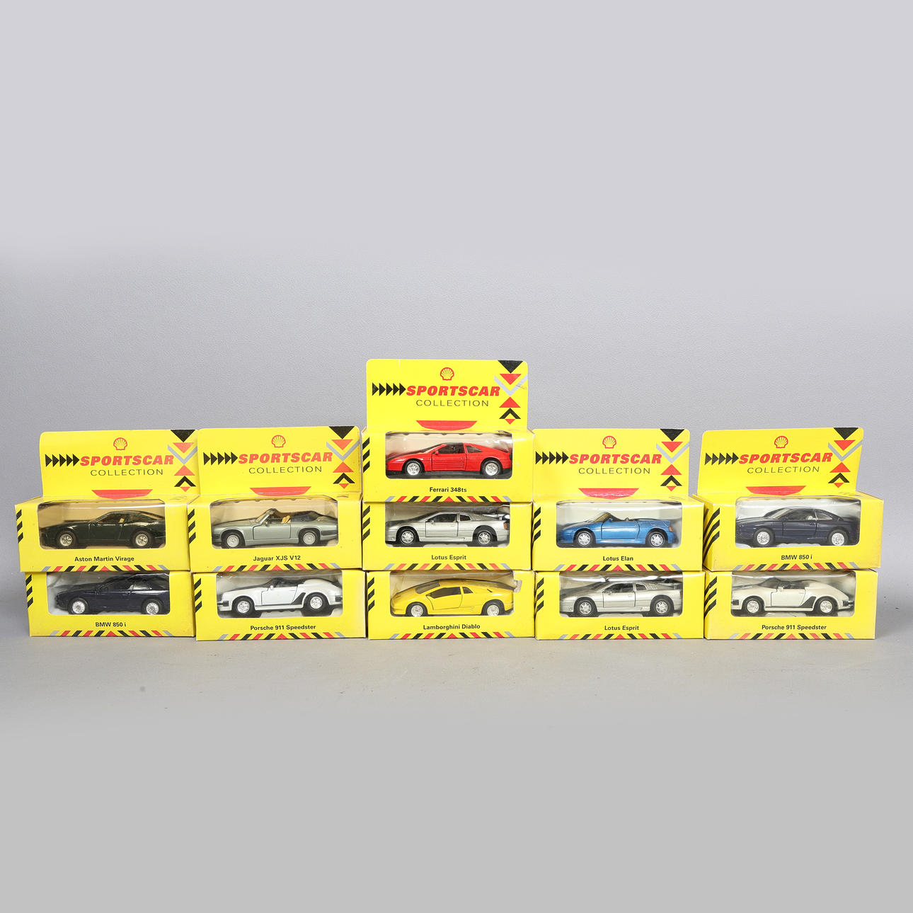 EN SAMLING AF SHELL SPORTSCARS KOLLEKTION MODELBILER (11).