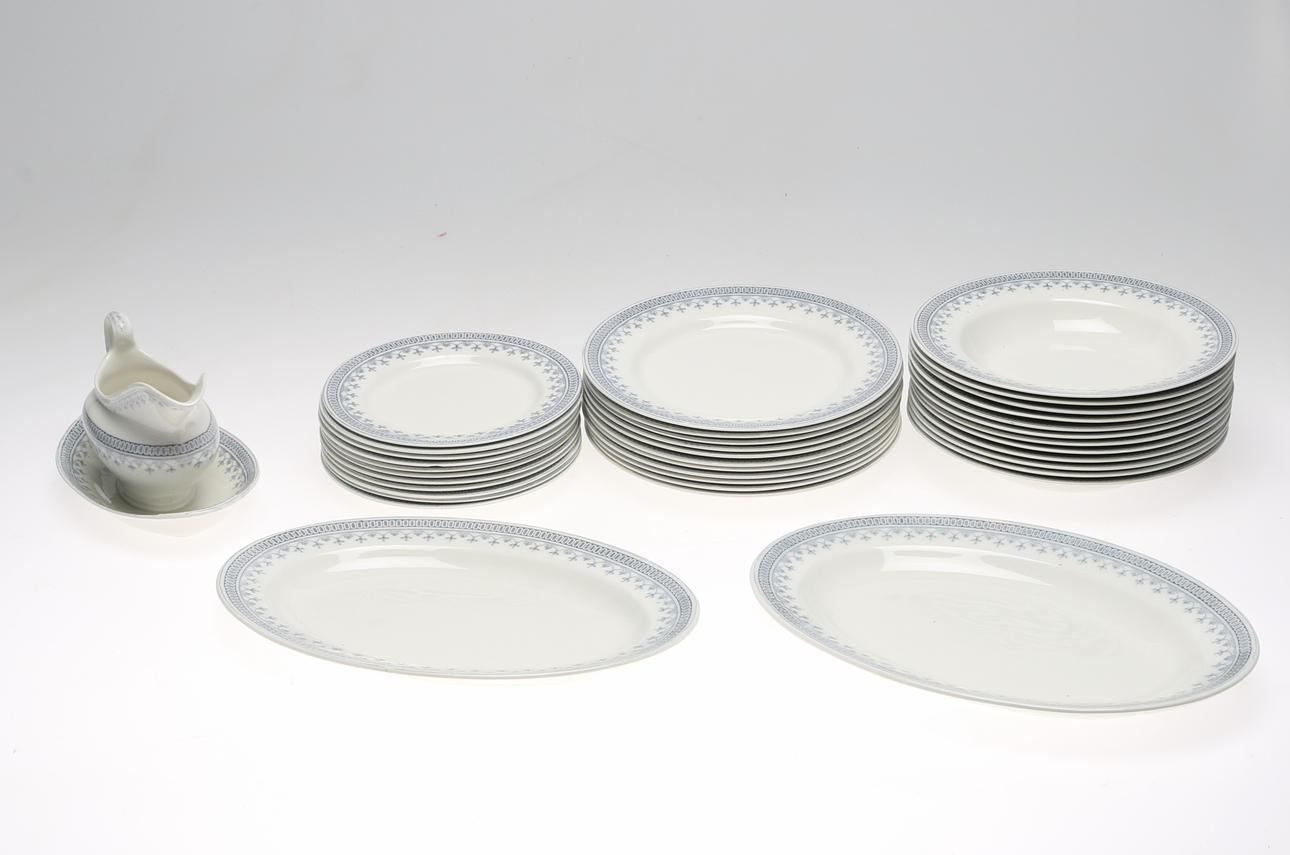 SERVISDELAR, 37 st, "Señora", Johnson Bros, England.