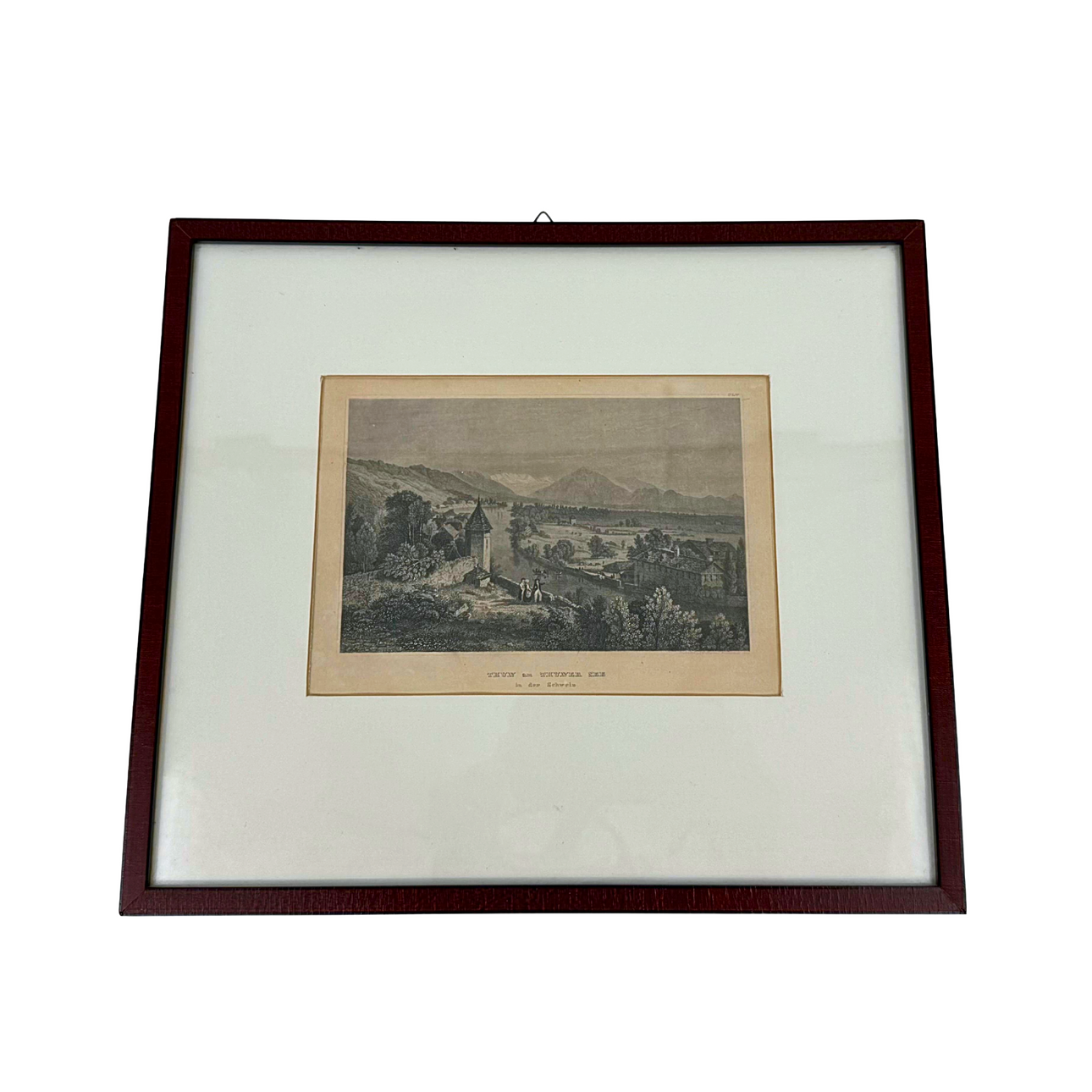 KUNSTTRYK, THUN AM THUNERSEE I SCHWEIZ, TRÆRAMME.