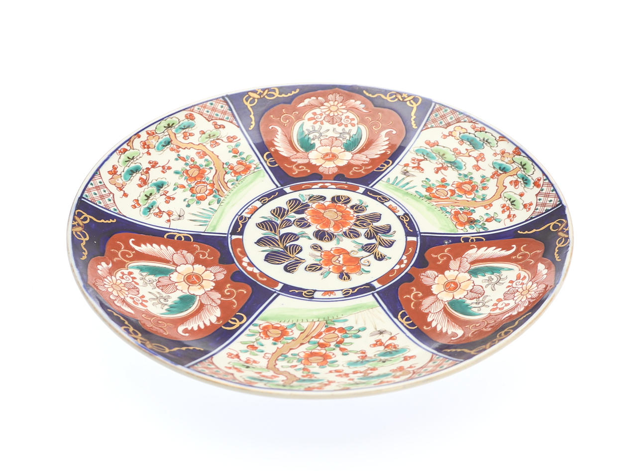 JAPANSK IMARI PORCELÆN OPLADER.