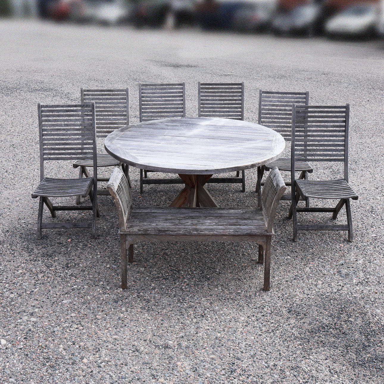 TRÄDGÅRDSMÖBLER, 8 delar, Brafab.