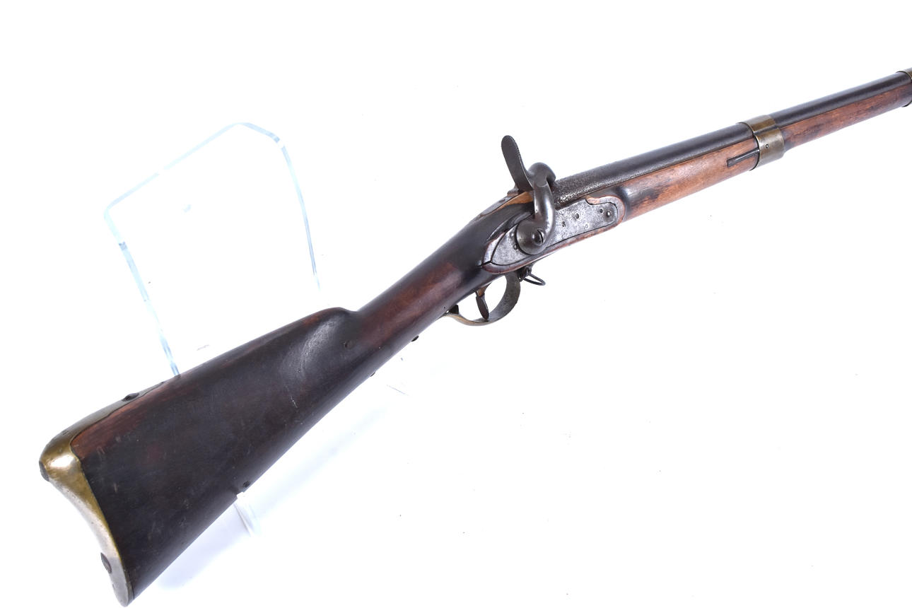 BATTLE-LOCK RIFLE, 1815/49. Weapons & Militaria - Guns & Rifles - Auctionet