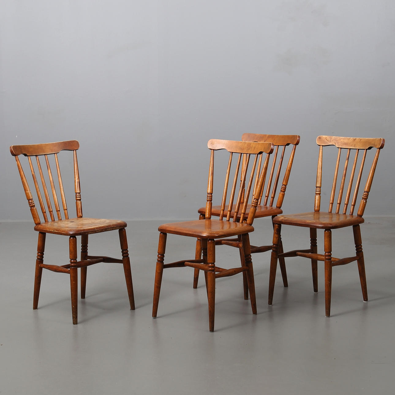 PINNSTOLAR, 4 st, Smålandsstenar, ca 1880.